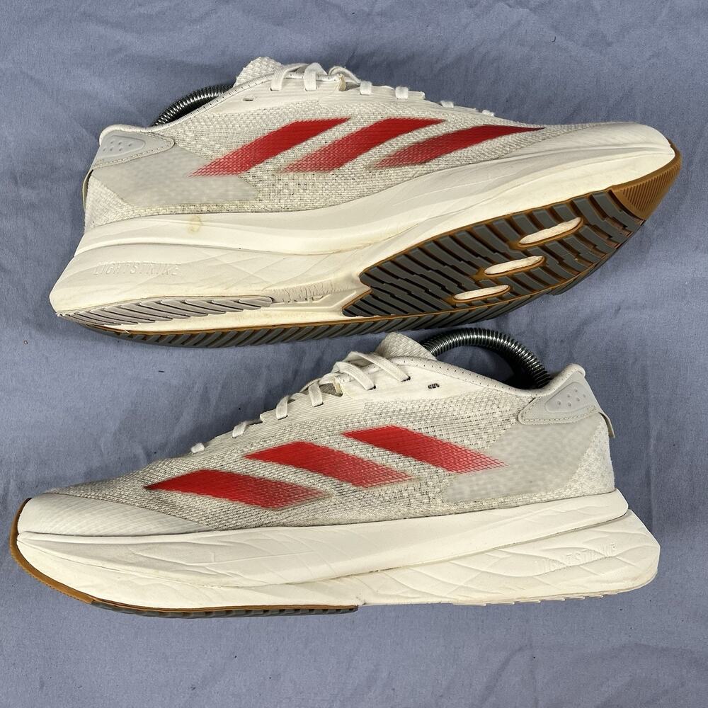 Adidas Adizero SL2 Women’s Size 8 White Red Running Fitness Gym Sneakers IF9385